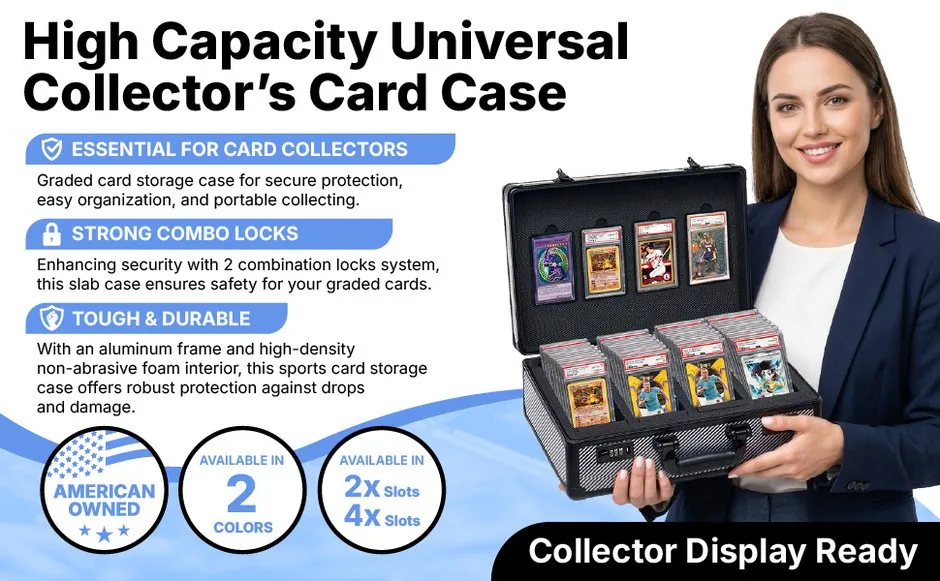 Graded Card Display Case feature detail