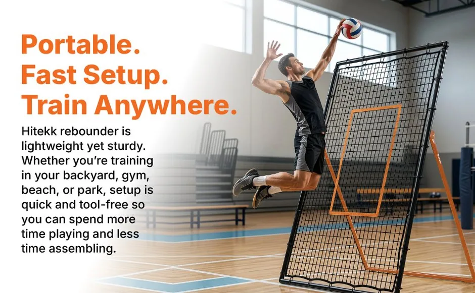 Volleyball Rebounder feature detail