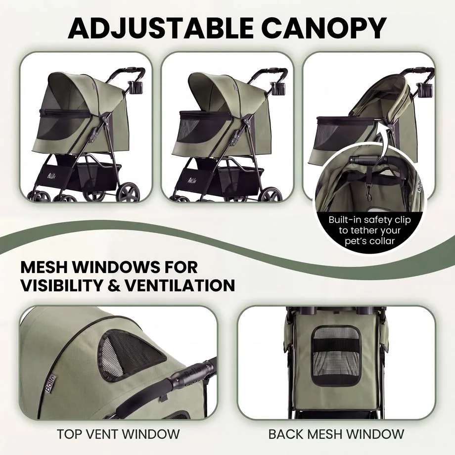 4-Wheel Pet Stroller