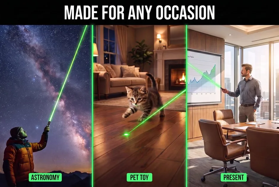 High-Power Green Laser feature detail
