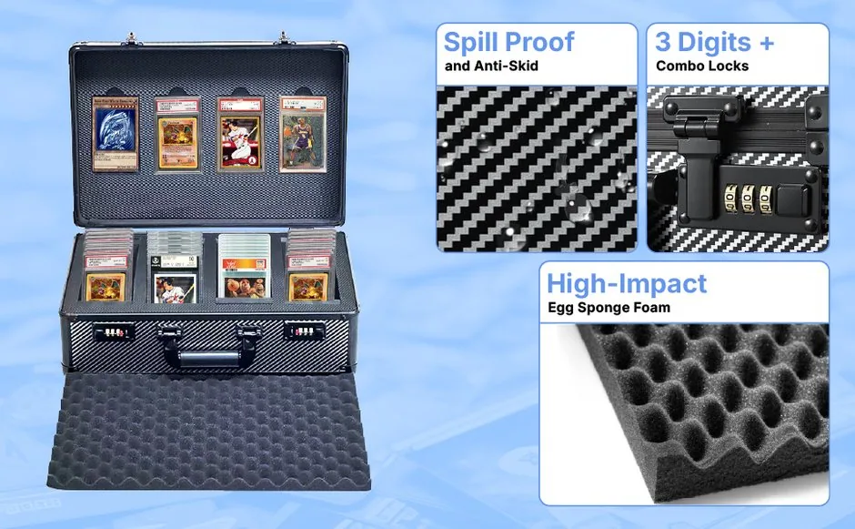 Graded Card Display Case feature detail