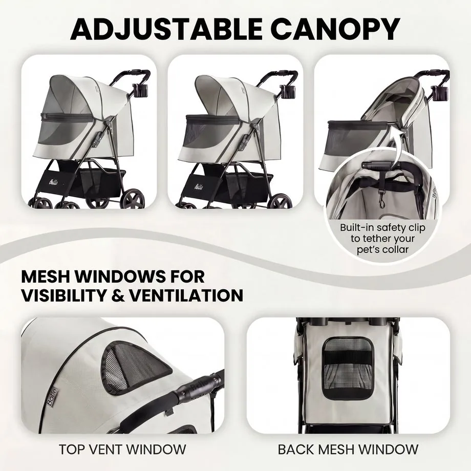 4-Wheel Pet Stroller