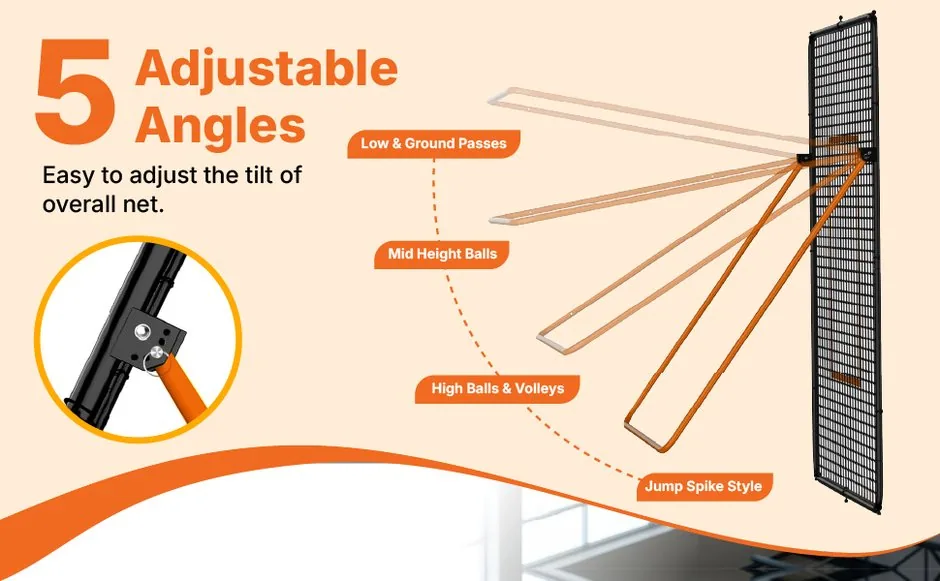 Volleyball Rebounder feature detail