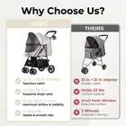 4-Wheel Pet Stroller