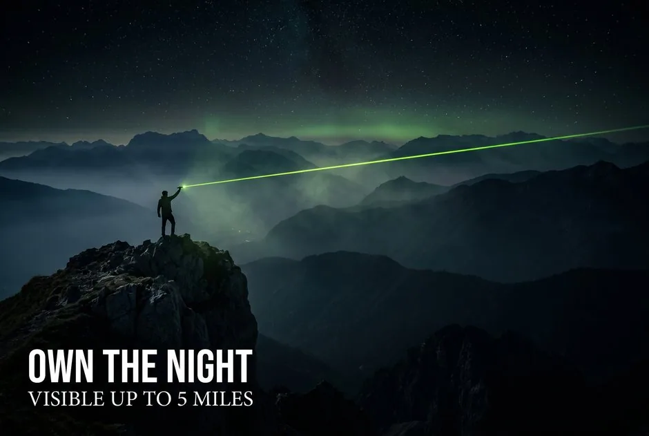 High-Power Green Laser feature detail